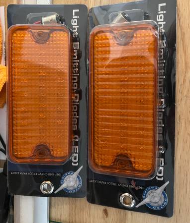 67-72 Chevy truck front LED parking lights (2) 1