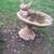 Bird bath cement small but heavy 1 thumbnail