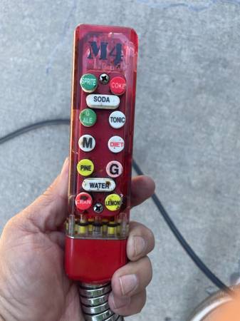 Wunder-Bar Soda Bar Restaurant Gun 14 Button 37" Inch Bargun Dispenser WBM-14660 1