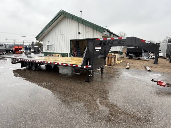 2026 RICE 25' GOOSENECK TRAILER 15,900 LB 1