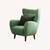 Article Mid Lounge Green Armchair 5 thumbnail