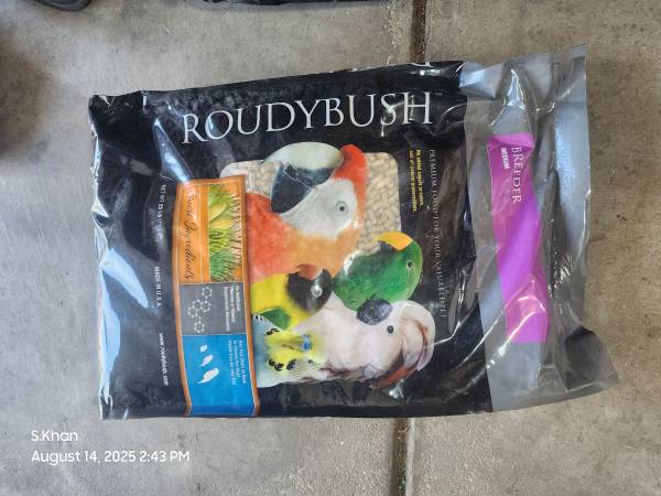 Roudybush Super Energy Alimento para Aves – Gránulos Medianos – Precio en tienda $84+, Solo $65 (Kenosha)63441466732929121