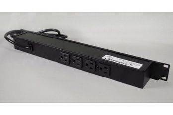 Wiremold Legrand Rackmount, 125V, 15A, 20"L, 8 Outlets 15ft Cord J08B2 1