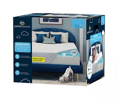 Duo cool 3 inch mattress topper 1