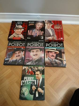 6 sets - AGATHA CHRISTIE -MISS MARPLE/ POIROT MYSTERIES-18 DVDS 1