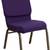 HERCULES Series 18.5''W Stacking Chair in Royal Purple Fabric 1 thumbnail