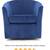 Blue swivel chair 3 thumbnail