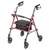 ADJUSTABLE HEIGHT ROLLATOR ' WALKER WITH 6" WHEELS 3 thumbnail