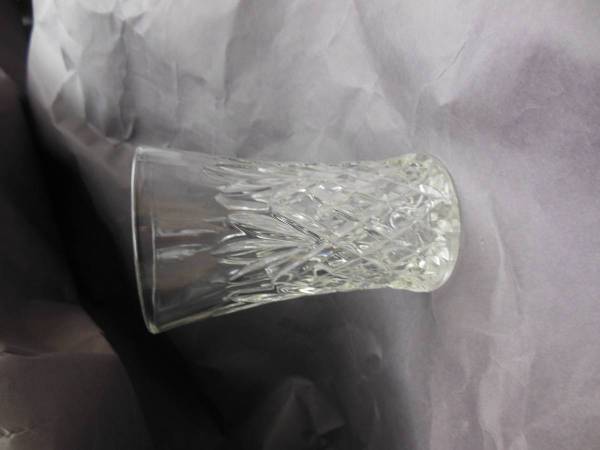 16 Vintage Pressed Glass Vases (or Glasses) 1