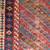 Antique 19th century Caucasian carpet or runner in blue and red 5 thumbnail
