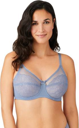 Wacoal Women's Retro Chic Unlined Mesh Full Coverage Bra 34G NEW 1