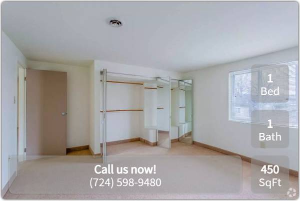 $565 / 1br - 450ft2 - Incredible space. Inviting location. 1 bd 1 ba. Make a home with us! (Indiana)63977128067843121