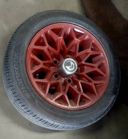trans am snowflake wheels. hankook 205/50r15 1