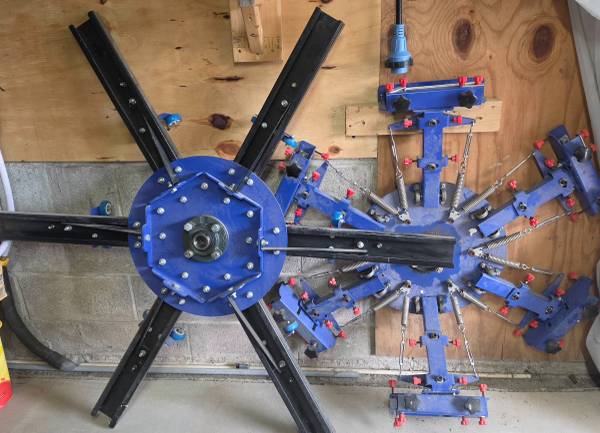 Screen Printing Press and Aluminum Screens 1