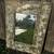 Rustic metal Aviator style floor mirror 1 thumbnail