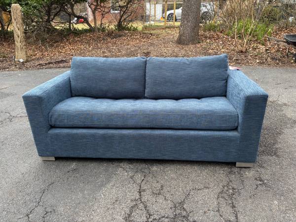 Article Soma 82” Sofa Bed Midnight Blue 1