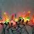 1948 Noma Flying Saucer Bubble Lites RARE Christmas Lights Set # 509 8 thumbnail