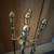 FIRE PLACE TOOL SET BLACK AND BRASS COLORED 4 thumbnail
