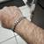 A BEAUTIFUL STAINLESS STEEL BRACELET 9 INCH 4 thumbnail