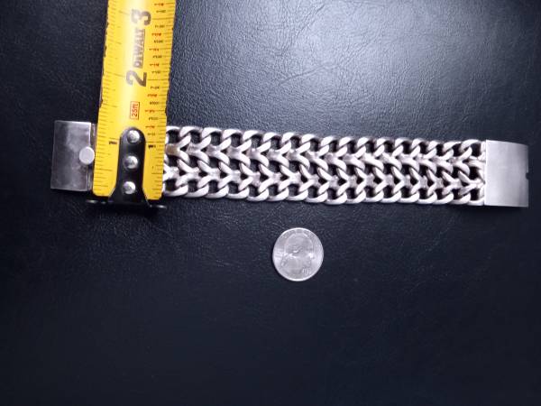 Sterling silver men's bracelet 1