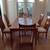 Oak dining table with 6 matching chairs 3 thumbnail