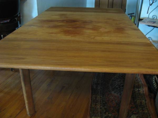 Kitchen Table-- hard wood frame 1