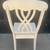 Small Solid Wood Dining Table with Two White Wood Lattice Back Dining 11 thumbnail