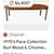 1970s Pace Collection Burl Wood Chrome Table and 6 Vintage Acme chair 22 thumbnail