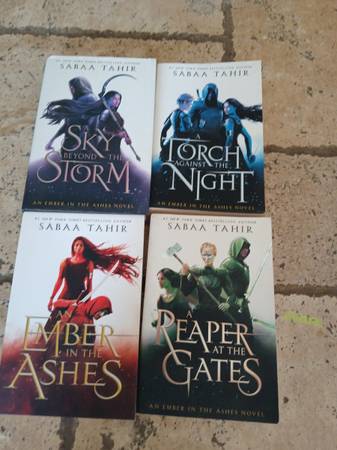 4 - EMBER IN ASHES NOVELS by SABAA TAHIR ( 1 hardcover) 1