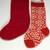 Pair of Vintage Christmas Stockings (Needlepoint & Knit) 2 thumbnail