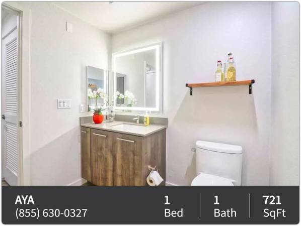 Fabulous 1 bed / 1 bath, 721 Sq Feet in a prime location! 1