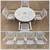Patio Set Outdoor Patio Furniture Hanamint 4 Seat Dining Set-51in Round Table 1 thumbnail