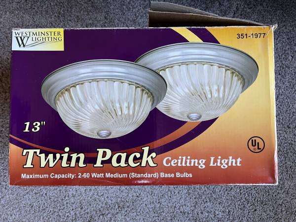 Flush Mount Ceiling Light - Brushed Nickel 1