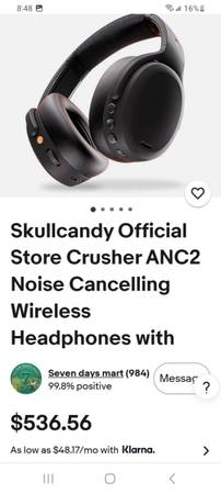 New super load SkullCandy Headphone 1