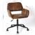 BLACK FRIDAY SALES! Homy Casa · Ross Office Chair, Suede Brown 3 thumbnail