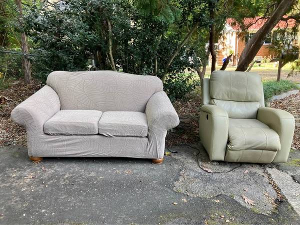 Free love seat and recliner