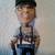 VINTAGE UNCLE SAM BANK AND WHITE SOX BOBBLE HEAD 16 thumbnail