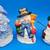 SNOWPEOPLE Collection, 11 figurines, K's Collection brand 1980s 3 thumbnail