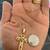 Italian 18K Yellow Gold Necklace with Beautiful Cross (Made in Italy) 2 thumbnail