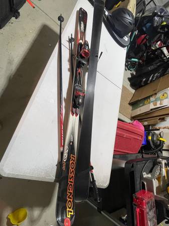 Winter skis and poles 1