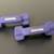 ProSpirit 5 lb Purple Dumbbells 2 thumbnail