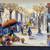 European Street Scene Oil Painting Listed Cal. Artist Lorraine Pelman 1 thumbnail
