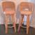 Like New Pair of Rattan Swivel Bar Stools 1 thumbnail