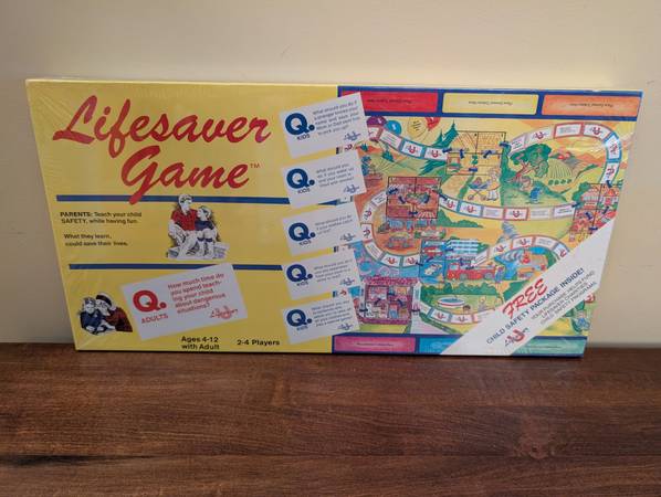 New Vintage 1985 Lifesaver Game 1