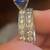 Sapphire bridal set engagement rings. 12 thumbnail