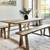 6FT X 3FT Solid Wood Rustic Farmhouse Dining Table 7 thumbnail