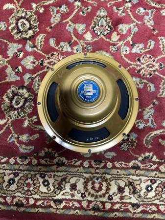 Celestion 10" gold speaker 1