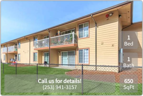 $1,409 / 1br - 650ft2 - The home you've always wanted: Spacious 1 BR awaits. (Federal Way - Steel Lake Park)63808131062913121