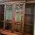 Antique 1940 Mahogany China Cabinet Secretary Desk 5 thumbnail