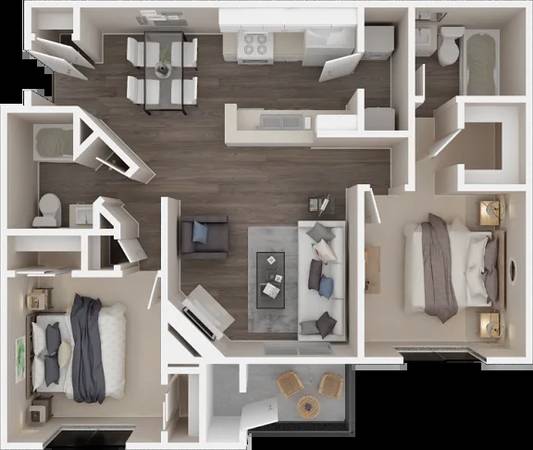 $1,850 / 2br - 963ft2 - 2 BED 2 BATH WITH WASHER & DRYER IN UNIT! APPLY NOW* (MODESTO)63970304546050121